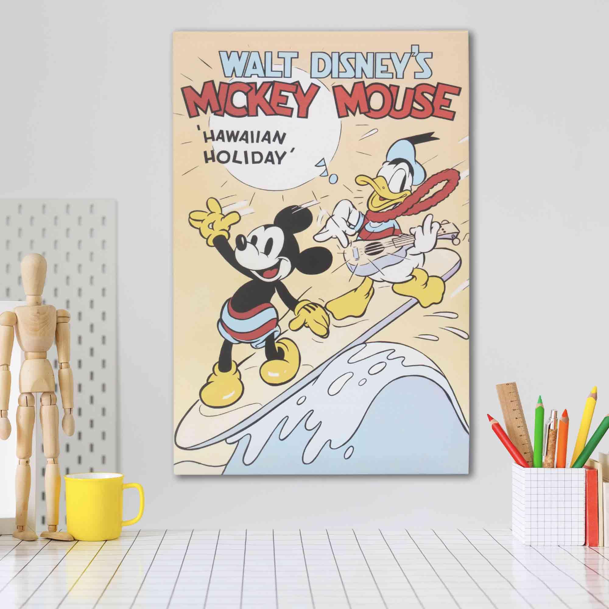 新品 サーフミッキー SURF MICKEY WALL CANVAS ART 新品 サーフミッキー SURF MICKEY WALL CANVAS ART Mickey Mouse